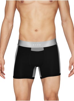 XYXX Pack of 3 Illuminati Intellisoft Micro Modal Color Blocked Solid Men Trunk  - Image 2