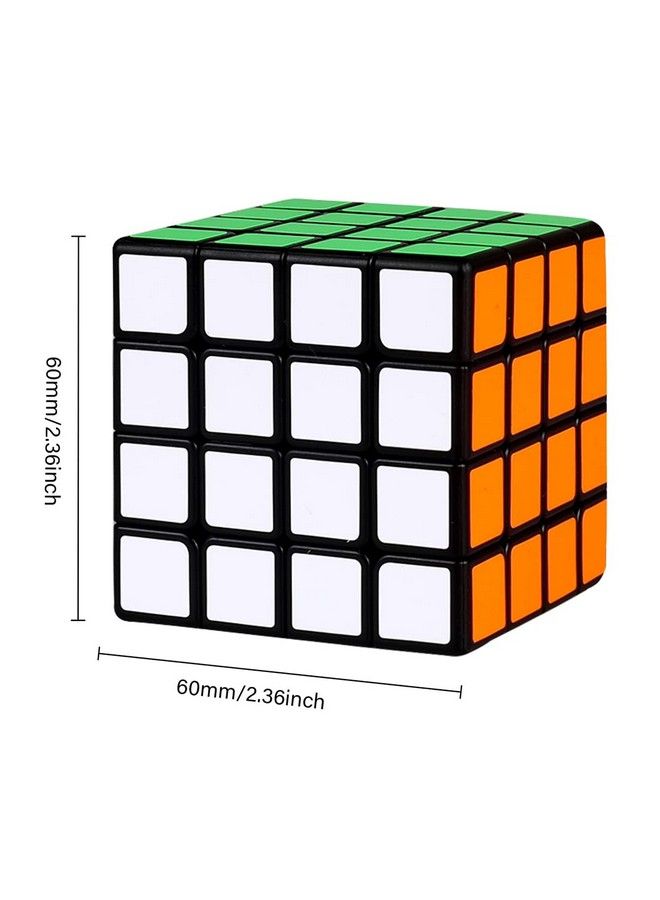 Shengshou ® 4X4X4 مكعب الألغاز الأسود - Image 3