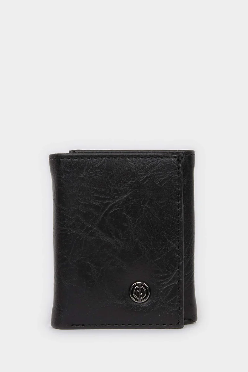 ديفاكتو Man Faux Leather Wallets