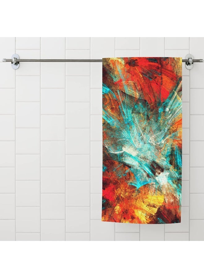 Status 3D Printed n9 Processed Bath Towel for Travel, Beach use 60 x 120 cm - Image 4