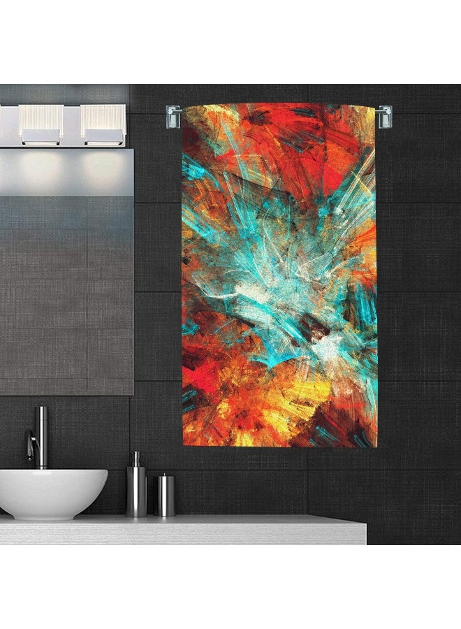 Status 3D Printed n9 Processed Bath Towel for Travel, Beach use 60 x 120 cm - Image 3