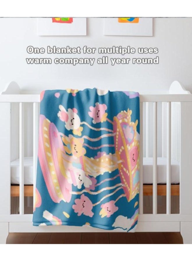 general Flannel thin blanket (warm and comfortable, suitable for sleep, gaming, dust removal and sandproof) 150cm*200cm - 195 - Image 5