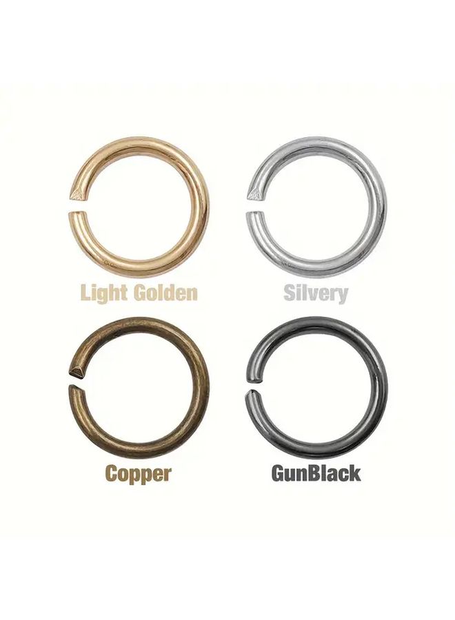 200pcs Mix 4 Colors Open Jump Rings 13x1.6mm for DIY Making Supplies - Image 2