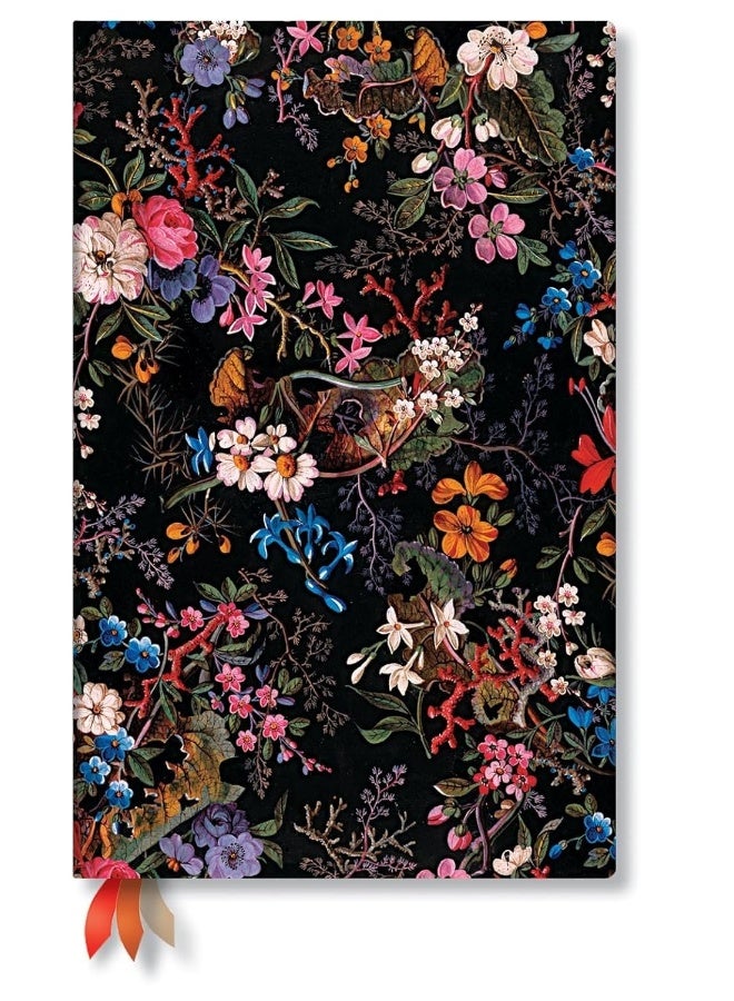 Paperblanks | Floralia | William Kilburn | Dot-Grid Planners | Maxi | Dot Grid | Elastic Band Closure | 192 Pg | 120 GSM