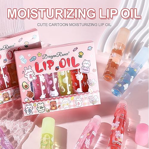 DENESTUP 6pcs Roll On Lip Gloss Set, Fruit Flavored Lip Gloss Set Glossy Lip Make-up for Kids and Teens, Non Toxic, Kid Friendly, Party Gift, Best Friends - Image 5