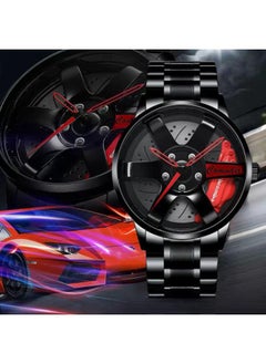 Automatic Movement Watch Men's Waterproof Wheel Style Non-mechanical Watch New One-piece Delivery