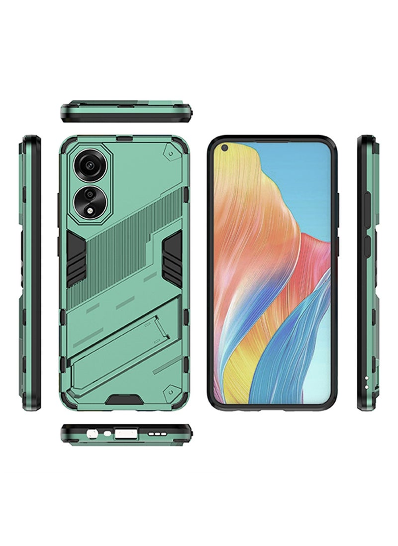 Generic OPPO A78 4G Cover Case (not for 5G) Protector Accessories Camera Protection Shockproof with Anti-scratches Anti-drops Anti-fingerprints Protective Back Cover with Adjustable Kickstand  - Image 3