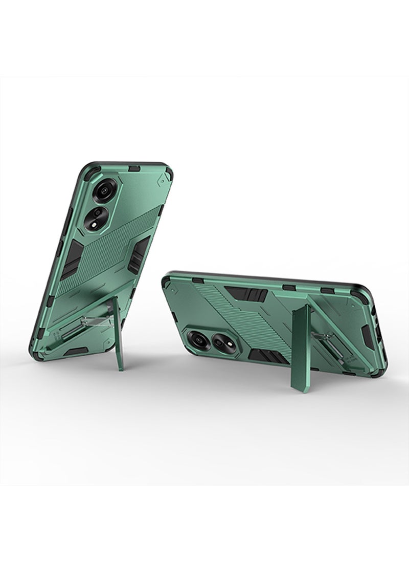 Generic OPPO A78 4G Cover Case (not for 5G) Protector Accessories Camera Protection Shockproof with Anti-scratches Anti-drops Anti-fingerprints Protective Back Cover with Adjustable Kickstand  - Image 2