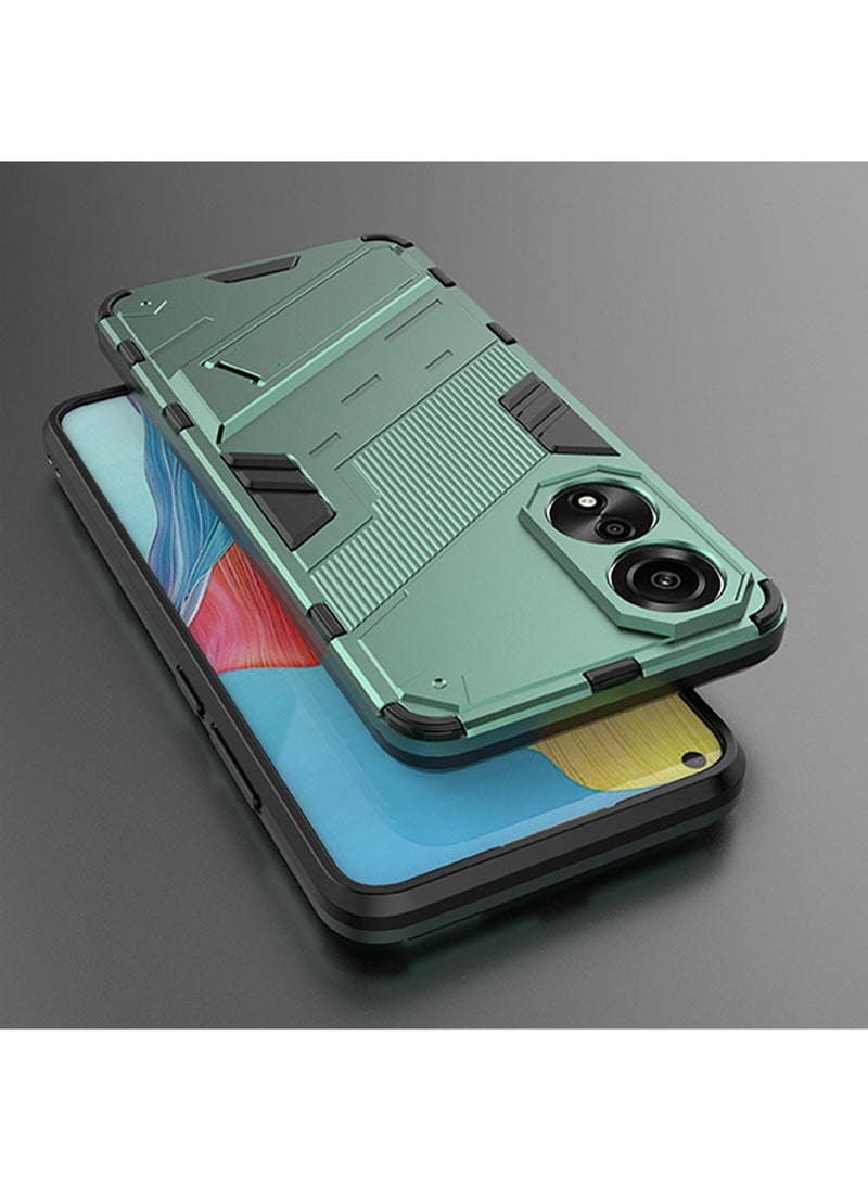 Generic OPPO A78 4G Cover Case (not for 5G) Protector Accessories Camera Protection Shockproof with Anti-scratches Anti-drops Anti-fingerprints Protective Back Cover with Adjustable Kickstand  - Image 5