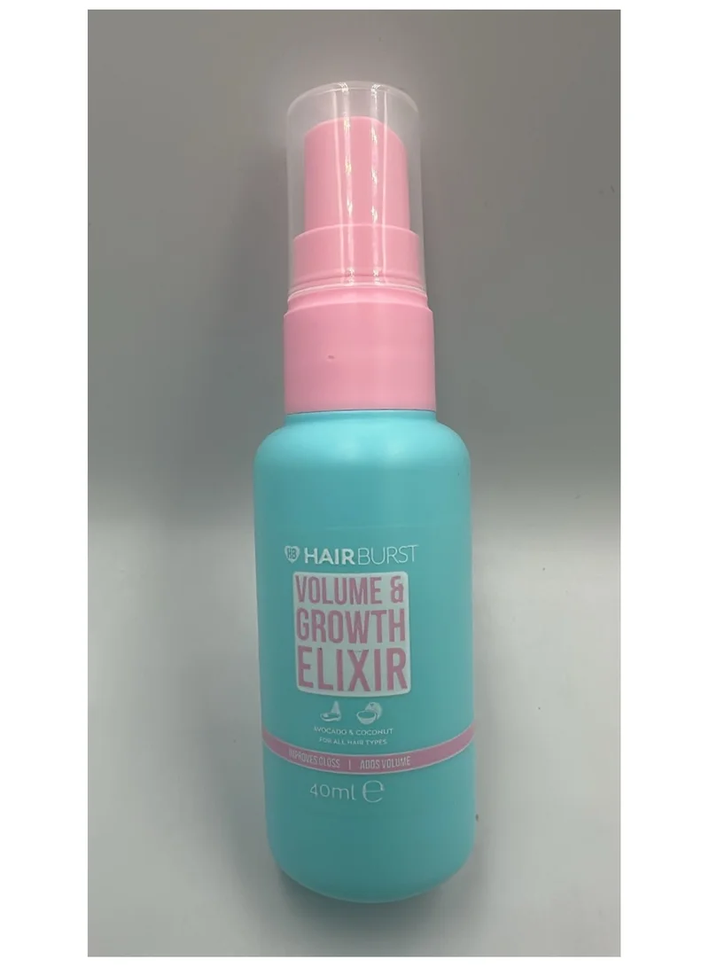 HAIR BURST Volume & Growth Elixir - Avocado & Coconut - For all hair type, Improves gloss and Adds Volume - 40 ml