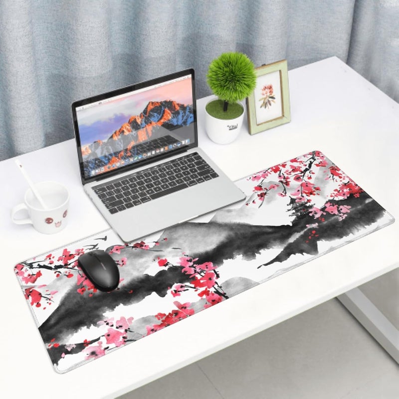 KASTWAVE Japanese Cherry Blossom Gaming Mouse Pad, 31.5 - Image 2