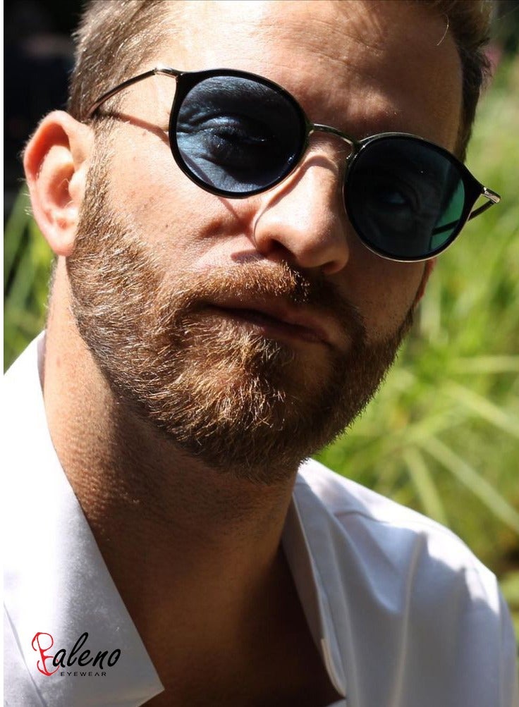 بالينو نظارة شمسية بإطار دائري - تصميم كلاسيكي وأنيق يناسب جميع الإطلالات | حماية 100% من الأشعة فوق البنفسجية UV | عدسات مقاومة للخدوش وعالية الجودة - Image 5