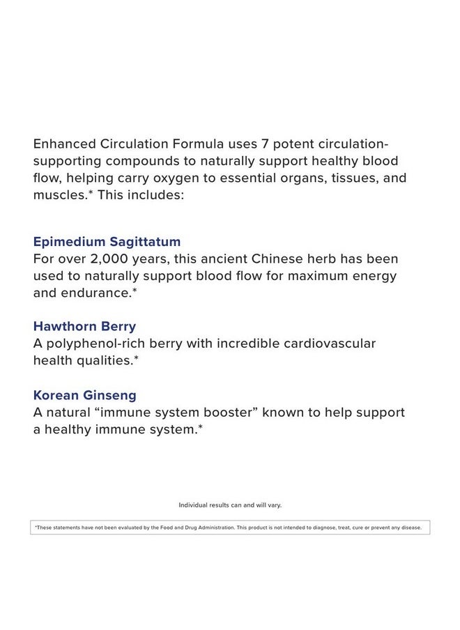 ® Enhanced Circulation Formula Blood Flow Support Supplement 150 Count