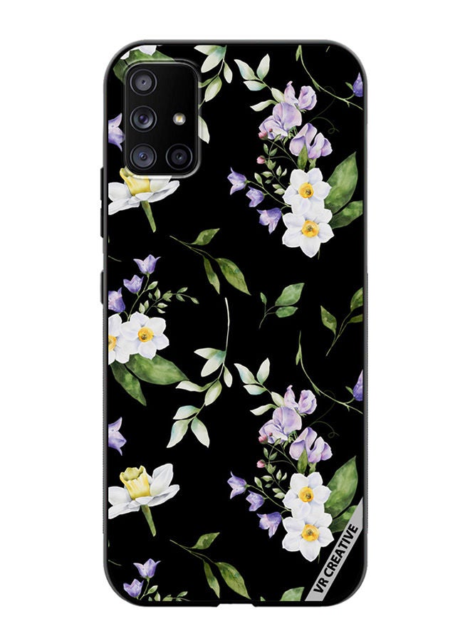 VR CREATIVE Protective Case Cover For Samsung Galaxy A51 5G Flower Design Multicolour - Image 1