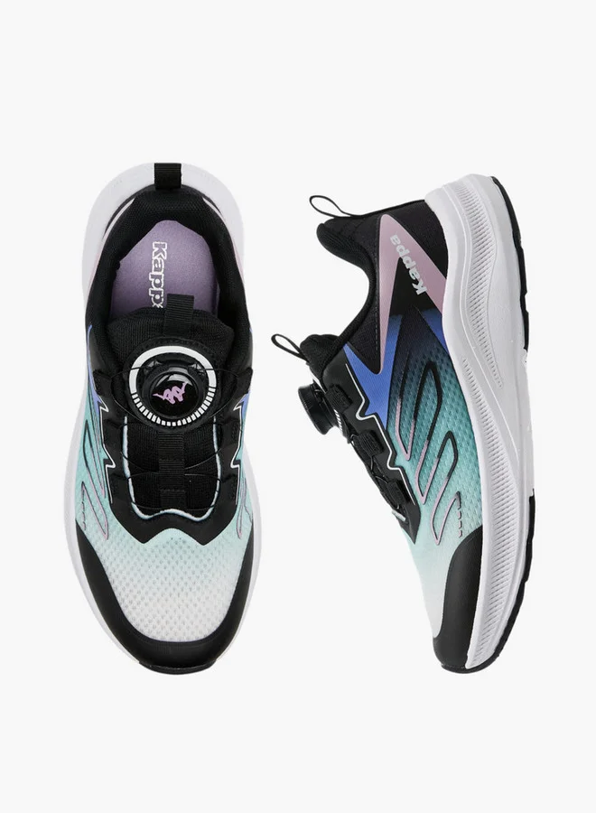 Kappa Girls' Printed Sports Shoes with Rotating Buckle Closure