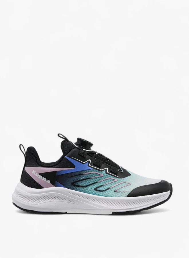 Kappa Girls' Printed Sports Shoes with Rotating Buckle Closure