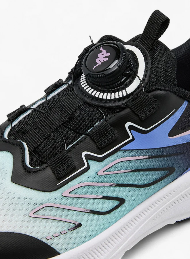 Kappa Girls' Printed Sports Shoes with Rotating Buckle Closure