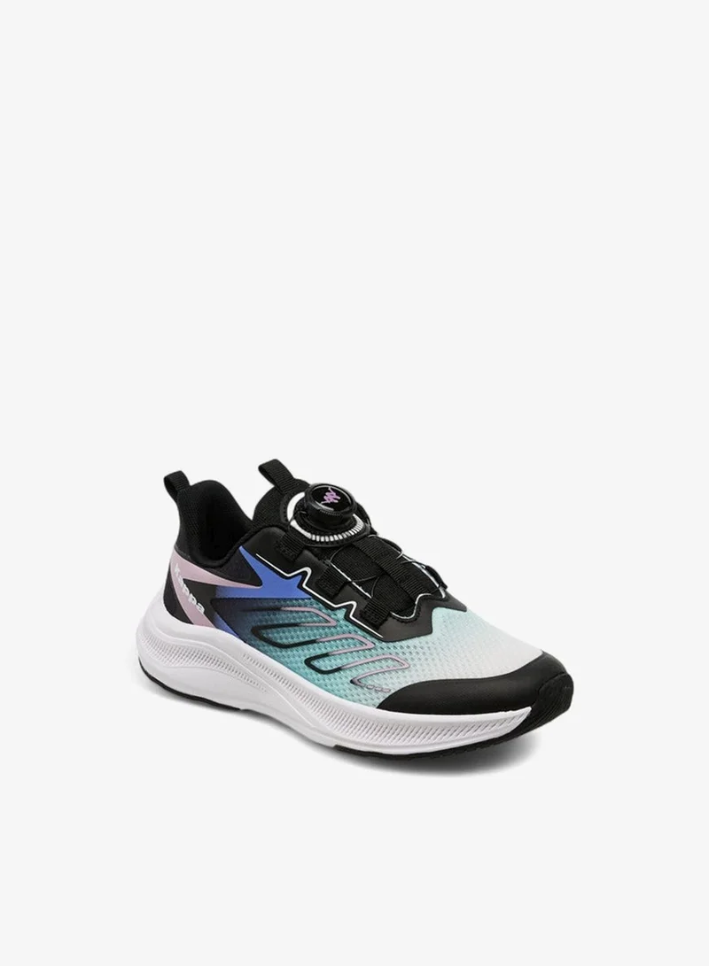 Kappa Girls' Printed Sports Shoes with Rotating Buckle Closure