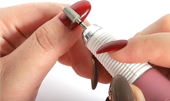 NMKL38 Nail Drill Bit Cuticle Art File Large Tapered Barrel Electric Nail Files Cleaner Burr Tool Machine Manicure Pedicure Polishing Kit for Home Salon Use - Image 4