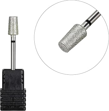 NMKL38 Nail Drill Bit Cuticle Art File Large Tapered Barrel Electric Nail Files Cleaner Burr Tool Machine Manicure Pedicure Polishing Kit for Home Salon Use - Image 2