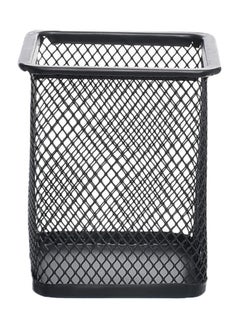 Generic Square Metal Mesh Pen Holder (Black)  - Image 2