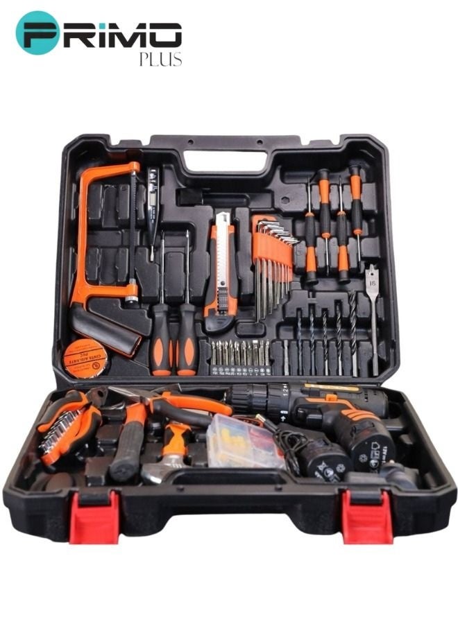 PRIMO PLUS CORDLESS DRILL SET  Professional Household Home Tool Kit Set with DIY Hand Tool Kits for Garden Office House Repair Maintain |Maximum Diame10mm | Speed 0 - 1450 R/MIN | 21V| 1300mAh | Additional Battery | PR501 - Image 3