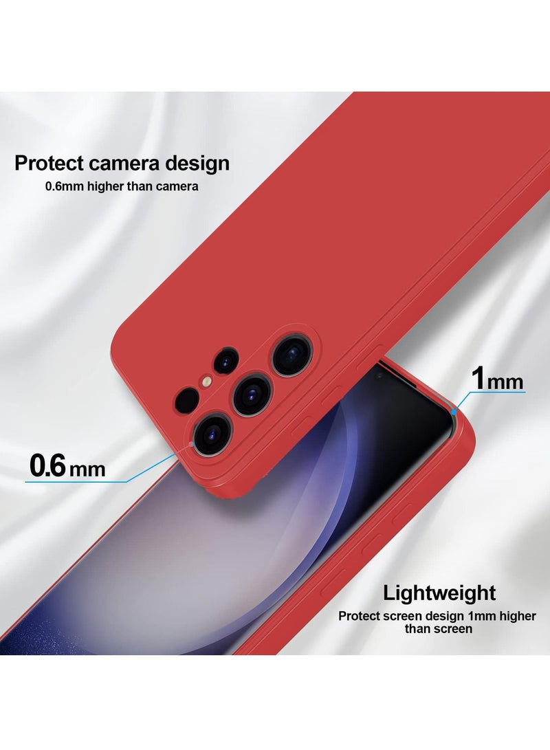 BORTONY S23 Ultra Case Liquid Silicone Shockproof Camera Protection with Inside Microfiber Lining Compatible with Samsung Galaxy S23 Ultra Cover 6.8 Inch - Image 4