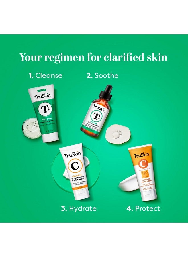 TruSkin Tea Tree Oil for Face - Acne Serum - Unclog Pores, Soothe Breakouts - Blemish Spot Treatment for Smooth, Glowing Skin - Tea Tree Oil for Skin + Salicylic Acid, Niacinamide & Retinol - 1 fl oz - Image 5