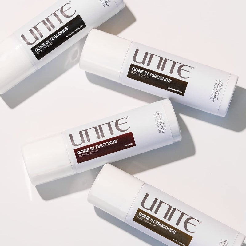 UNITE Hair - Gone in 7SECONDS Root Touch-Up - Temporary Root Concealer That Blends and Covers Grays - Ideal for All Hair Types, Light Brown, 2.0 oz - Image 4