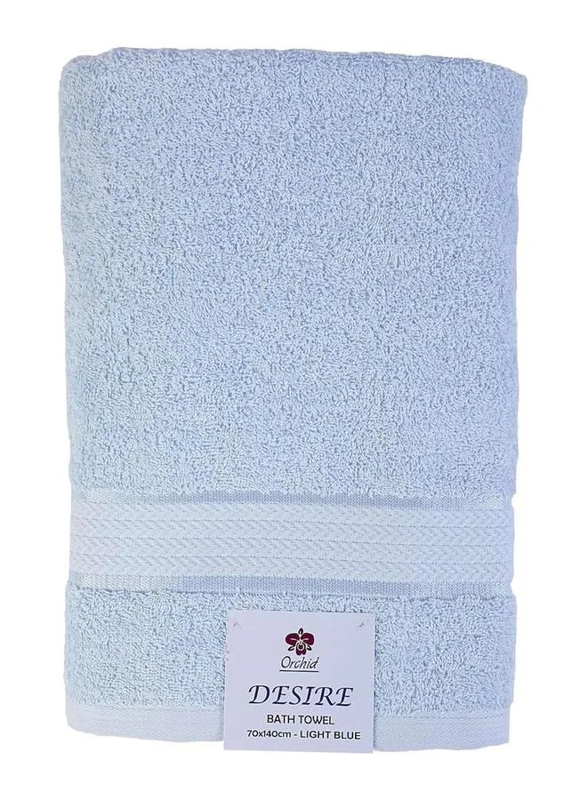Orchid Bath Towel 70X140 cm Light Blue