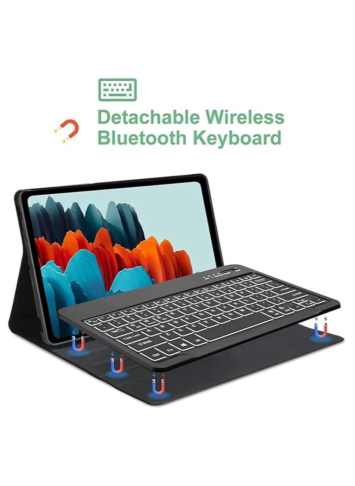 General - Keyboard Case with Mouse for Lenovo Tab P12 Pro 12.6 Inch, Bluetooth Keyboard, Protection Soft Cover, Flip Stand for Tab P12 Pro - Image 1