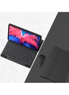 Keyboard Case with Mouse for Lenovo Tab P12 Pro 12.6 Inch, Bluetooth Keyboard, Protection Soft Cover, Flip Stand for Tab P12 Pro