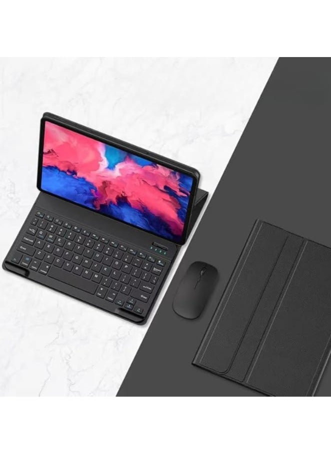 General - Keyboard Case with Mouse for Lenovo Tab P12 Pro 12.6 Inch, Bluetooth Keyboard, Protection Soft Cover, Flip Stand for Tab P12 Pro - Image 1