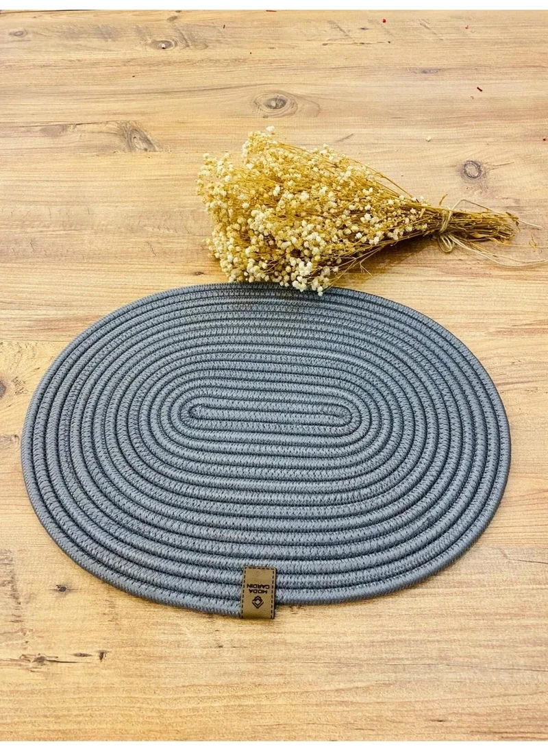 BDZ Deri BDZ Leather Jute Wicker American Service Oval Underplate