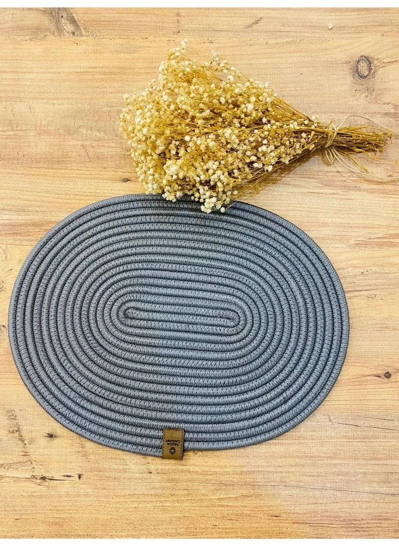 BDZ Deri BDZ Leather Jute Wicker American Service Oval Underplate