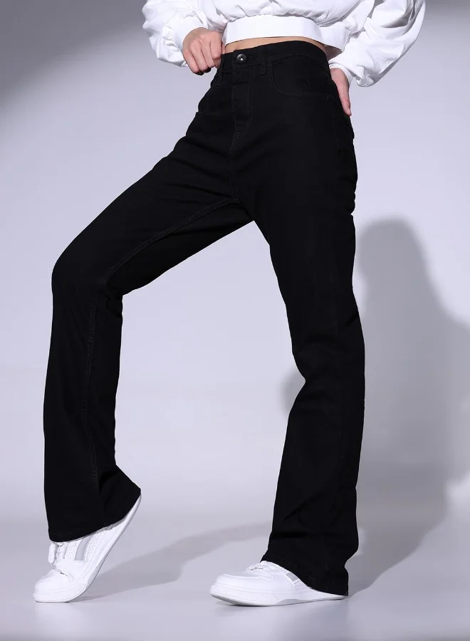 Hubberholme Black Jeans For Women