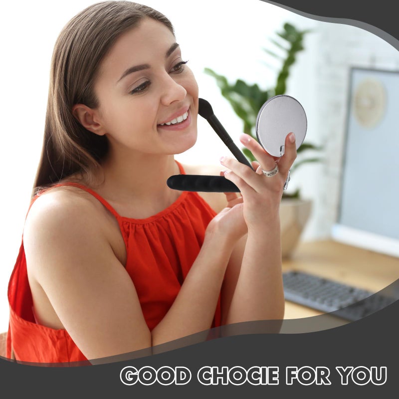 Copkim 1 Pcs Telescoping Inspection Mirror Mechanics Automotive Tool with Long Handle Extendable Mirror on a Stick for Technicians Mechanics Contractors Checking Observation(Black,50mm Round) - Image 5