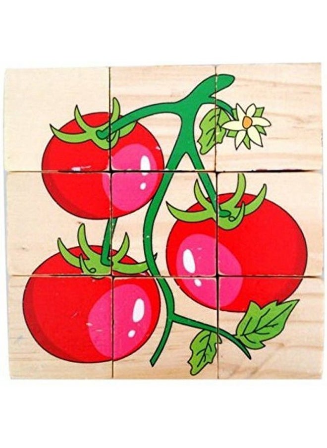 Vibgyor Vibes Early Age 6 In 1 Wood Block Puzzles For Small Kids (Multicolor)  - Image 3