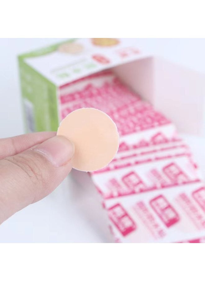Generic Bang Brand Round Waterproof Sticker Band-Aid Infusion Bottle Mouth Sticker Round Bath Waterproof Face Sticker Mini Band-Aid-Specifications:1 Box [100 Stickers]  - Image 3