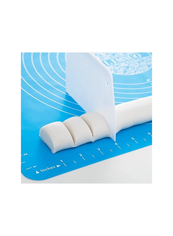 ECVV Silicone Baking Mat For Pastry Rolling With Measurements, Liner Heat Resistance Table Placemat Pad Pastry Board, REUsable Non-Stick Silicone Baking Mat For Housewife, (ASSORTED) - Image 3