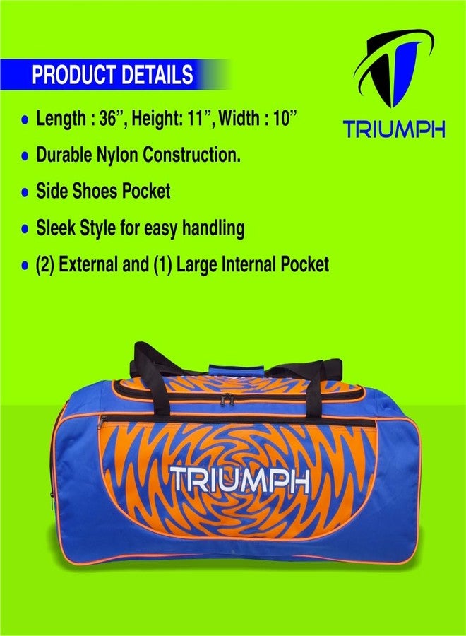 ترايامف حقيبة حمل الكريكيت Triumph UNIKIT-99، مقاس الحقيبة 36 × 11 × 10 - Image 3