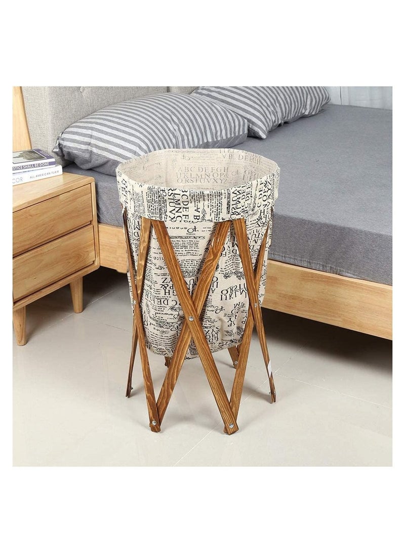LINGWEI Laundry Basket Storage Organizer Foldable Liner Fabric Bag - Image 3