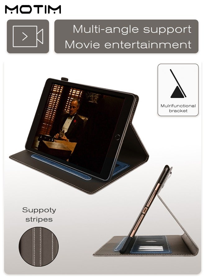 Motim Tablet Case for Xiaomi Redmi Pad 10.61 Inch, PU Leather Slim Protective Shell Back Cover, Smart Case with Card Holder/Pen Slot/Multi-angle Support /Support Auto Wake | Sleep  - Image 2