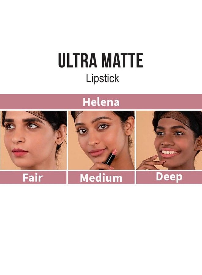 Nykaa Ultra Matte Lipstick Matte Finish Helena - Image 5