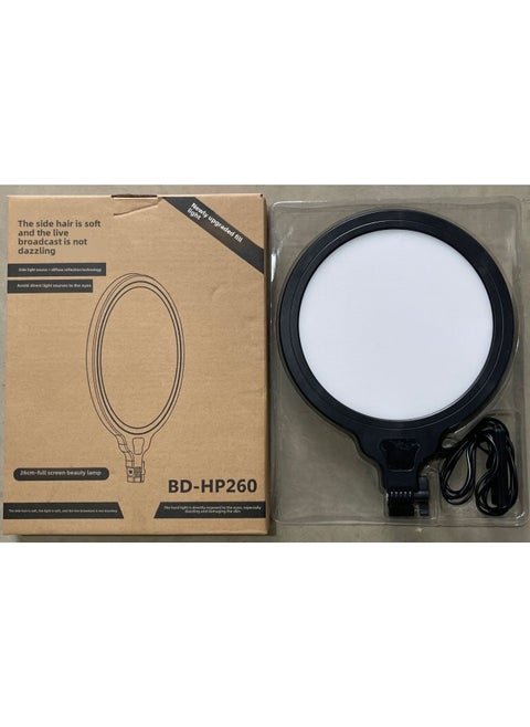 Source Full Screen Live Light Supplementing Light Live Beauty Light Self-timer Lighting Light Desktop Floor Mobile Phone Bracket-Specifications:10 Inch Full Screen