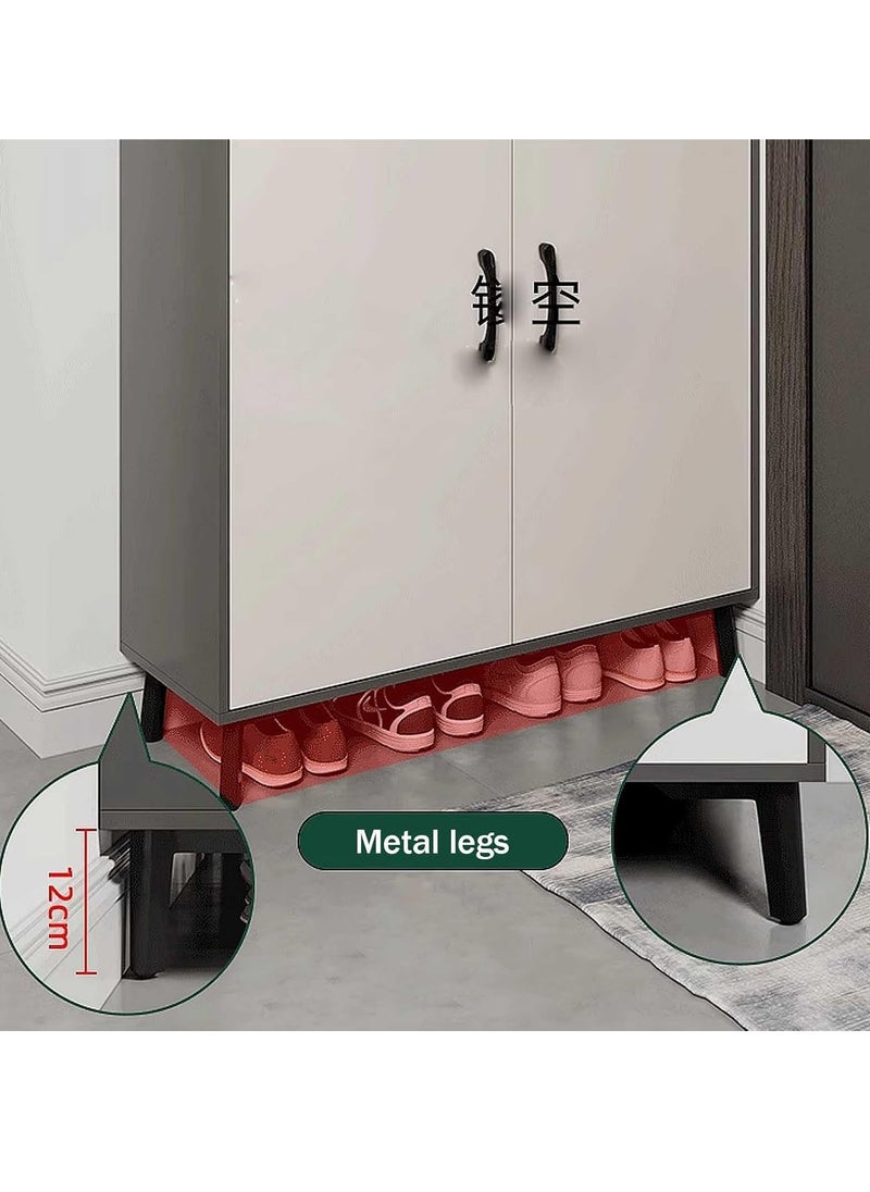 Shoe Storage Shoe Racks Storage for Hallway, Shoe Cabinets with Adjustable Shelves Organizer Shoe Storage with Doors and Drawers