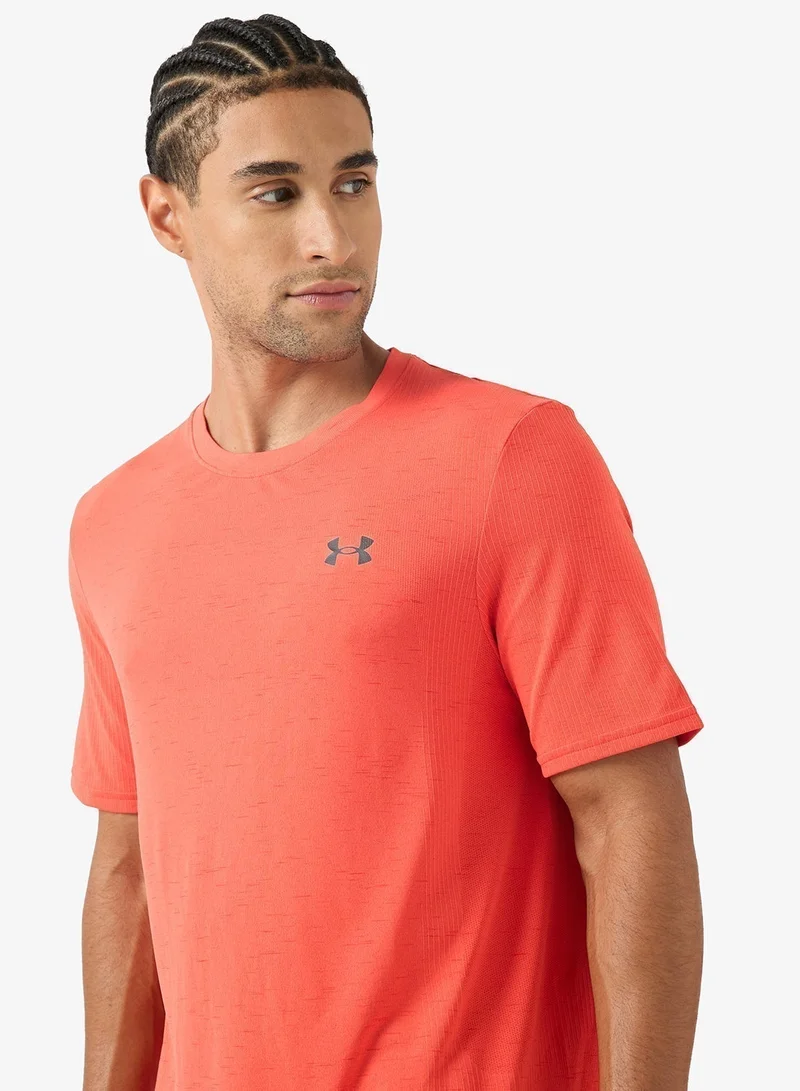 اندر ارمر فانيش تي شيرت بدون خياطة