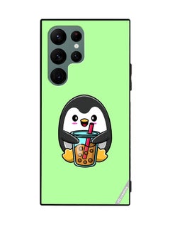 Protective Case Cover For Samsung Galaxy S22 Ultra 5G Penguine Cola Design Multicolour