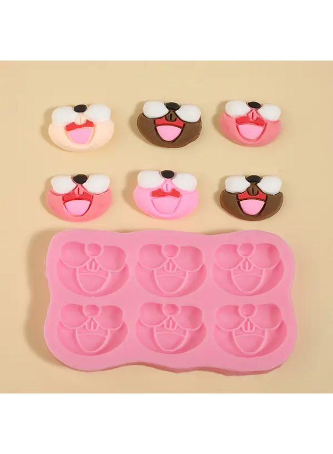 Model A14 Silicone Squirrel Bear Fondant Mold For Cake Candy Ice Cream Baking - Image 2