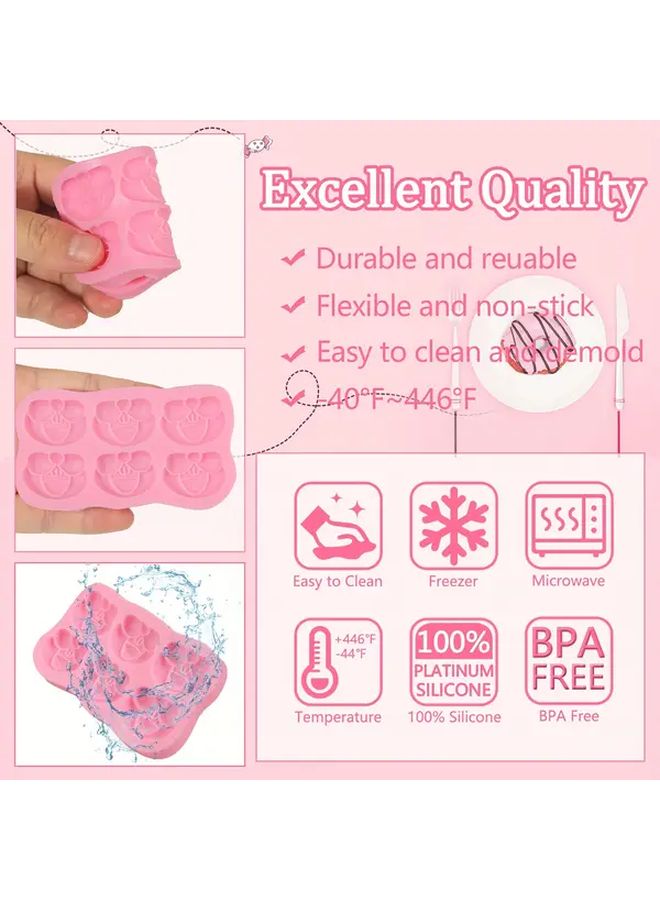Model A14 Silicone Squirrel Bear Fondant Mold For Cake Candy Ice Cream Baking - Image 5